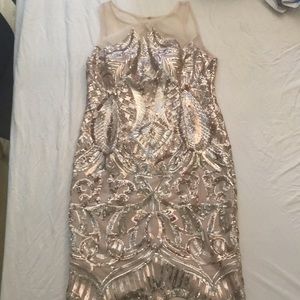 Adrianna Pappel sequin dess